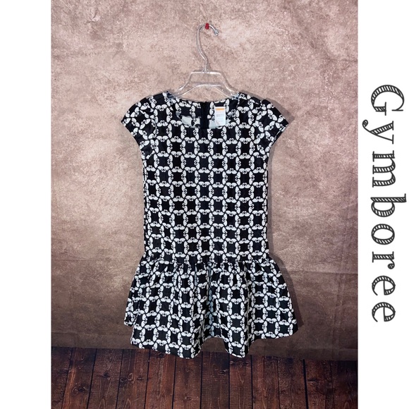 Gymboree Other - Gymboree Swan Print Dress-girls size 7-EUC